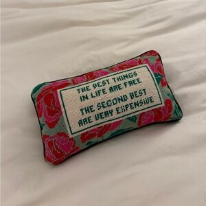 NEW FURBISH STUDIO needlepoint pillow